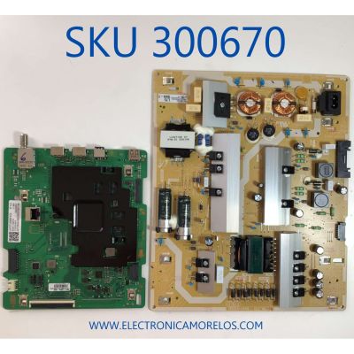 KIT DE TARJETAS PARA TV SAMSUNG / MAIN BN94-16661B / BN41-02751A / BN97-17935H / BN9416661B / FUENTE BN44-01056A / L75S6N_THS / BN4401056A / PANEL CY-BT070HGSV1H / MODELO UN70TU6980FXZA UA01 / UN70TU6980F